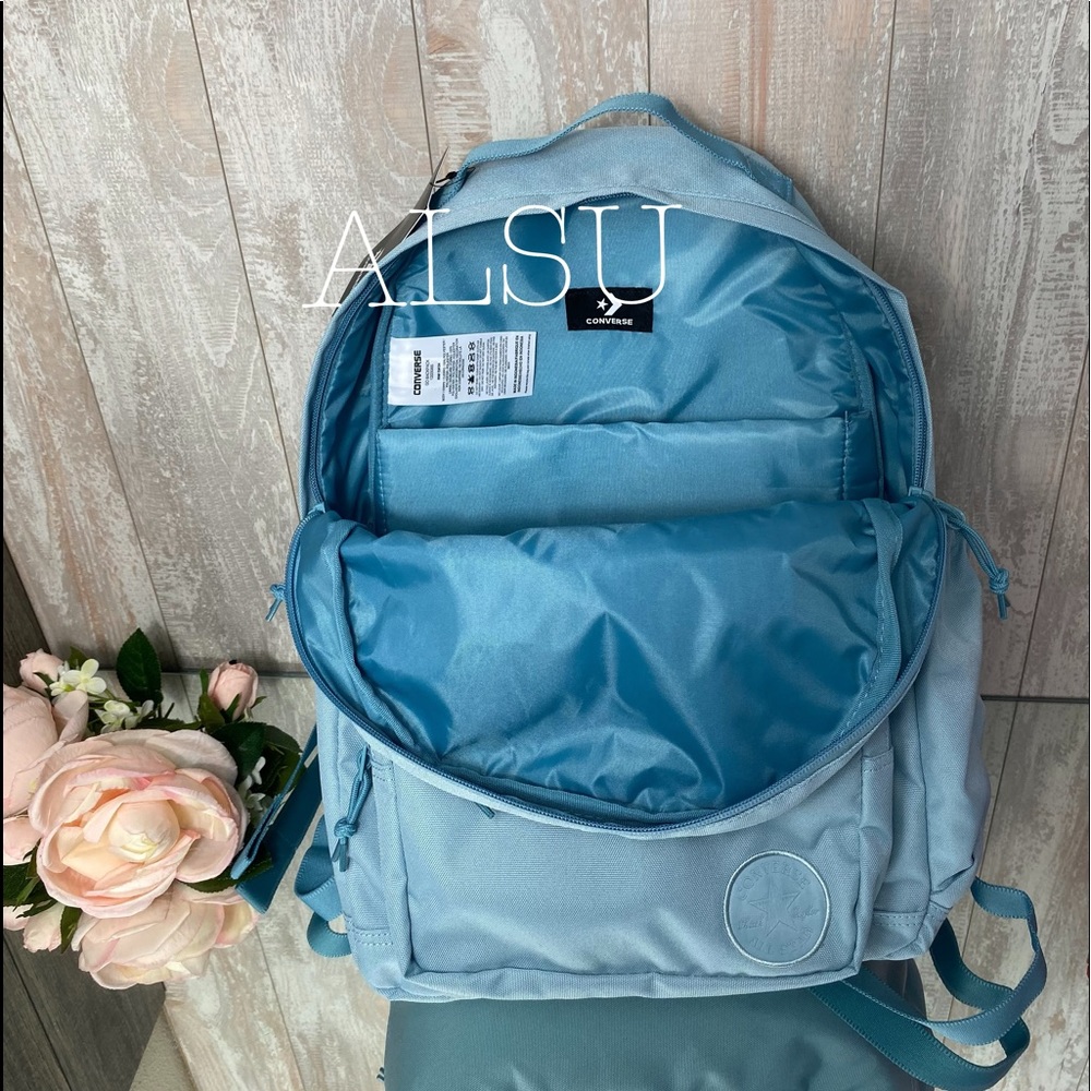 Converse Go Backpack Ocean 🌊 Blue Unisex AUTHENT - Picture 7 of 8